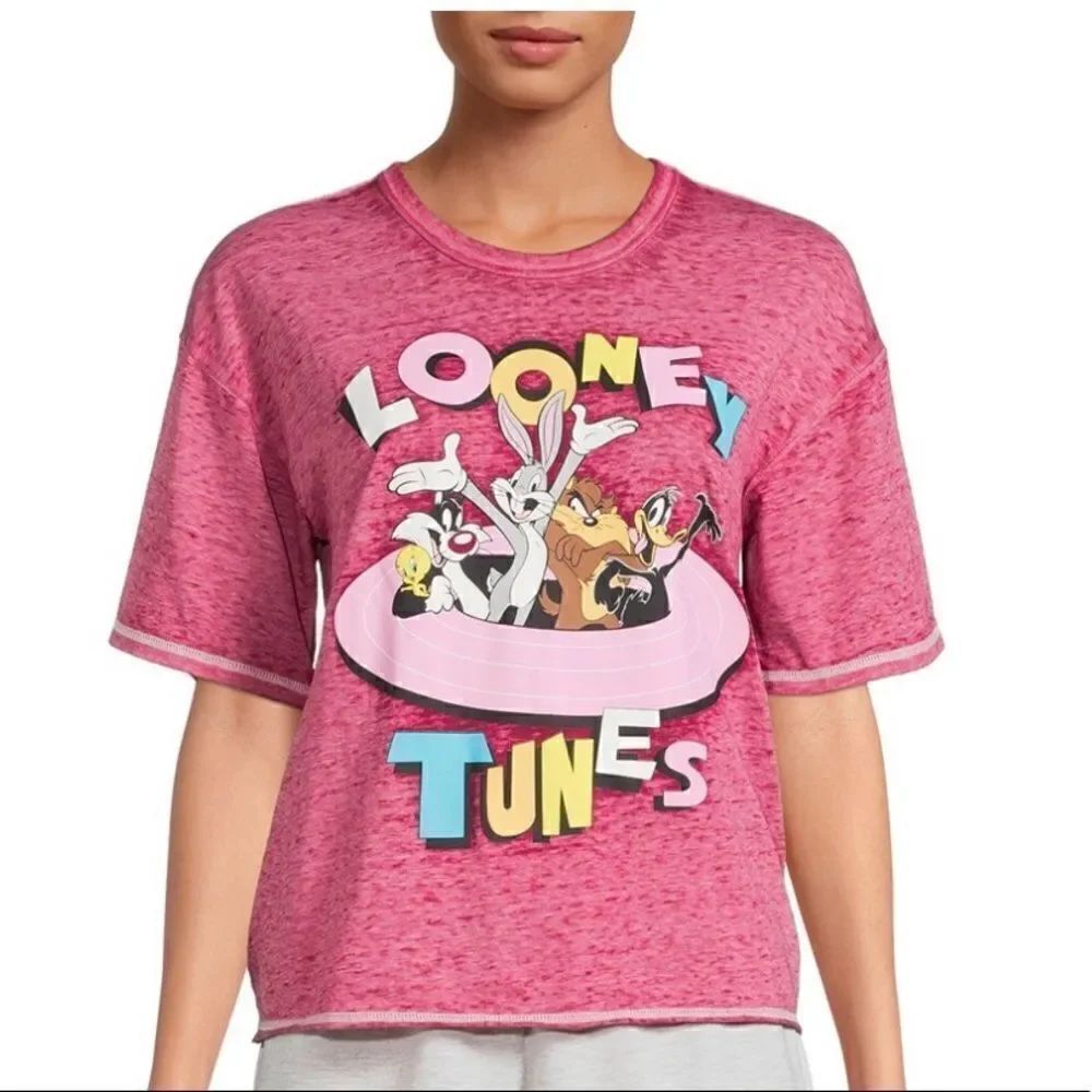 Warner Bros. Looney Tunes Women’s Sleep T-shirt and Socks Size XS
